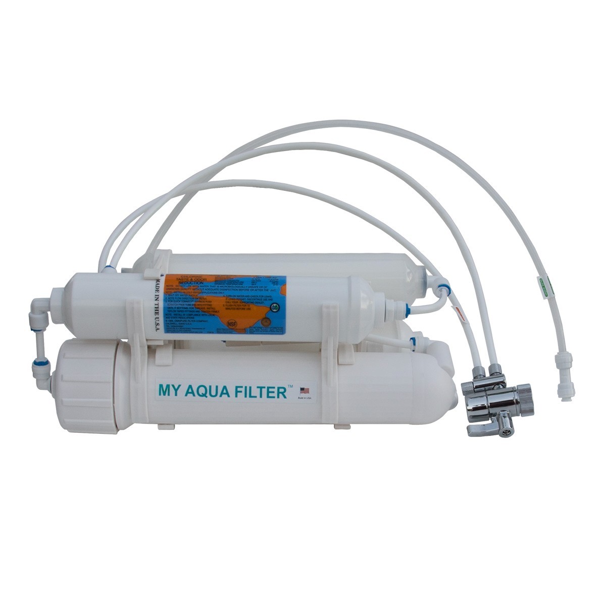 4-stage Basic Countertop Reverse Osmosis Water Purification System, 150 GPD