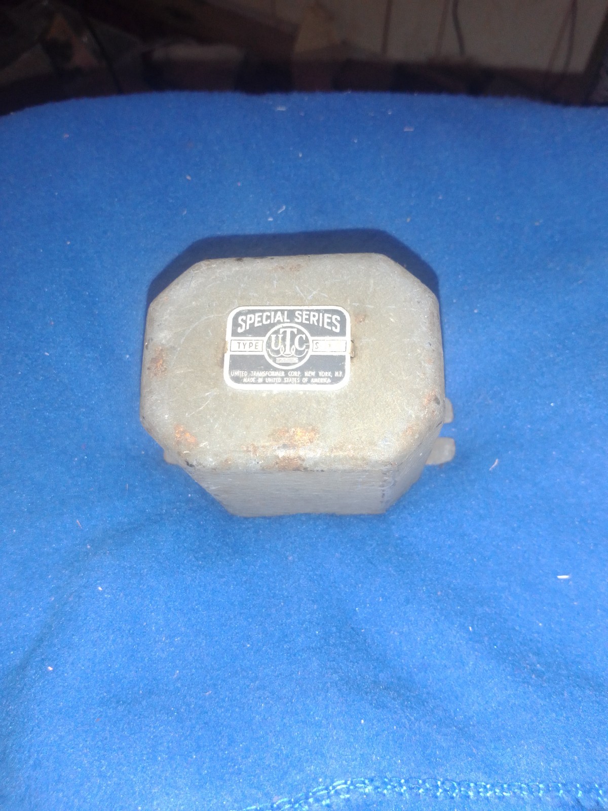 UTC S-54 SPECIAL SERIES FILAMENT TRANSFORMER - 105/115 V PRI. 5 VCT  @ 4 A SEC.