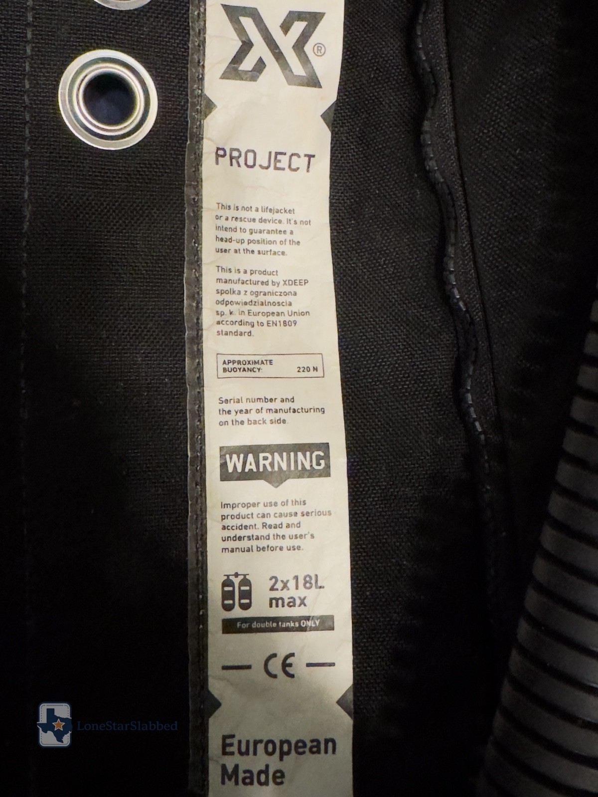 XDEEP Project BCD for Back Mount Doubles (2 x 18L Max)