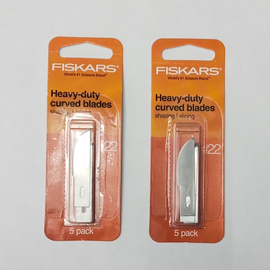 Fiskars Heavy-duty #22 Curved Blades (5-pack) 2 5 Packs 164170
