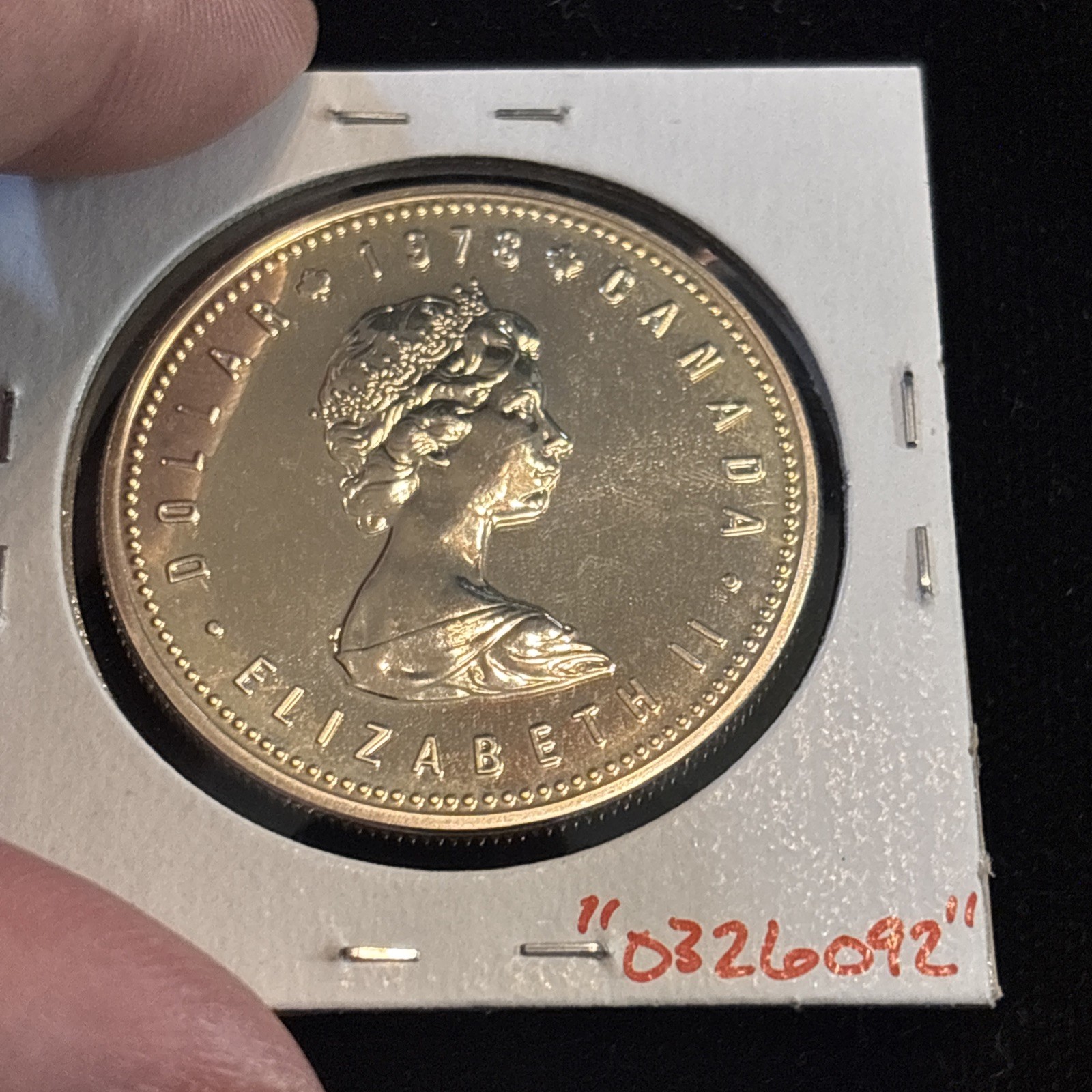 1978 Canada Silver Dollar Edmonton Games Proof “0326092” Canadian $1
