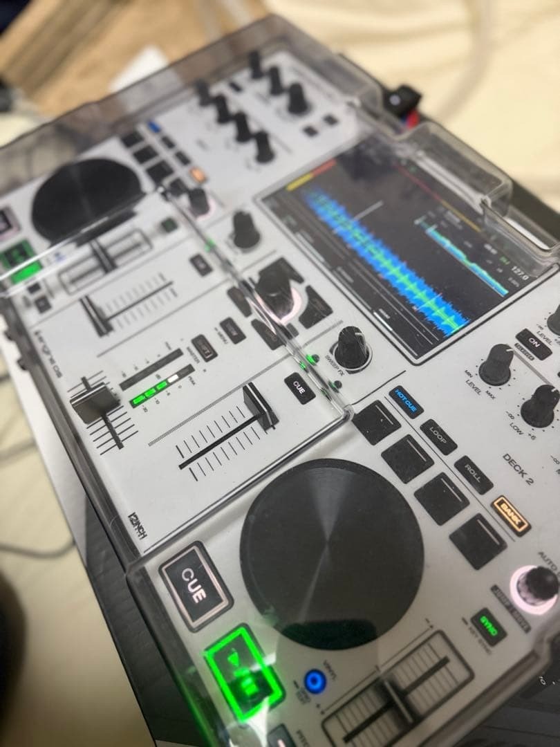 Denon DJ PRIME GO White Custom 2-Deck Portable DJ Console Engine OS Touchscreen