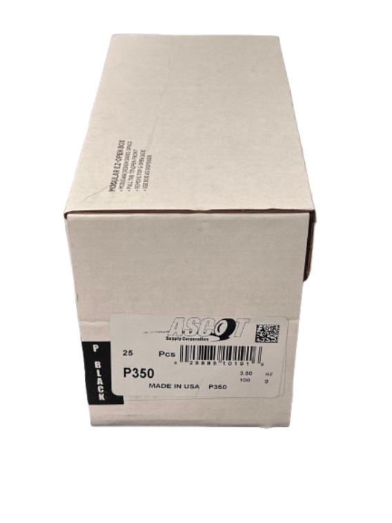 PERFECT P STYLE UNCOATED LEAD CLIP ON WHEEL WEIGHT 3.50 oz.