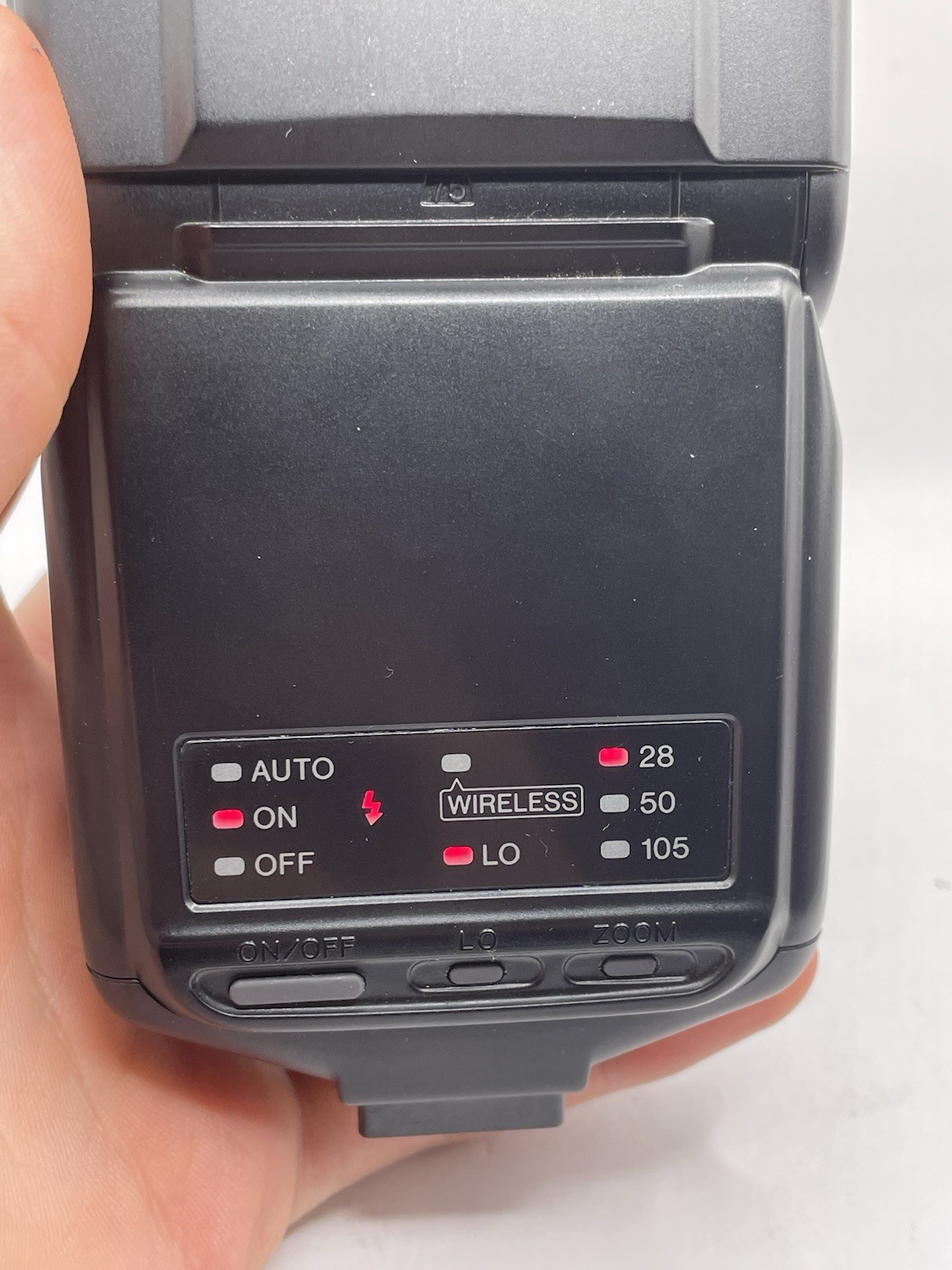 Minolta Program 3500xi Flash Speedlite w/Case TESTED