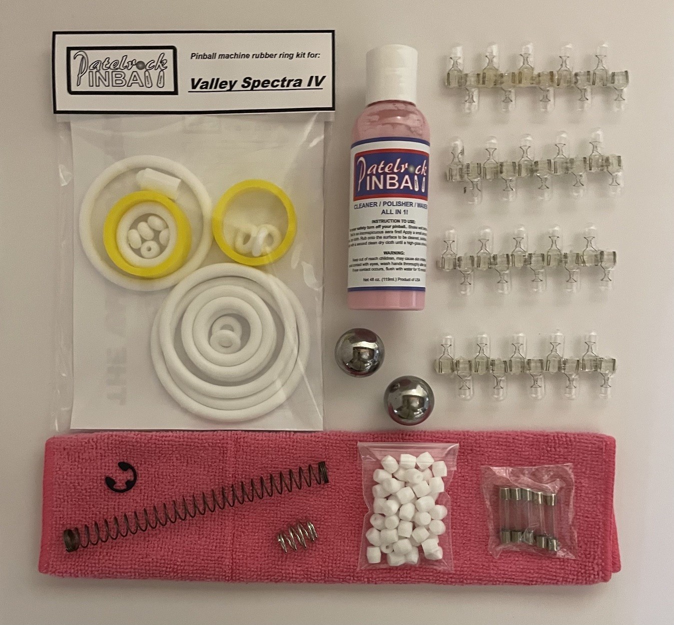 1978 Valley Spectra IV Pinball Machine Maintenance Tune Up Kit