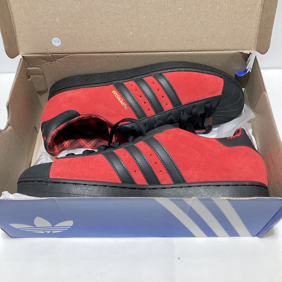 adidas Originals Superstar II JQ3224 Better Scarlet Core Black Gold Men Shoes
