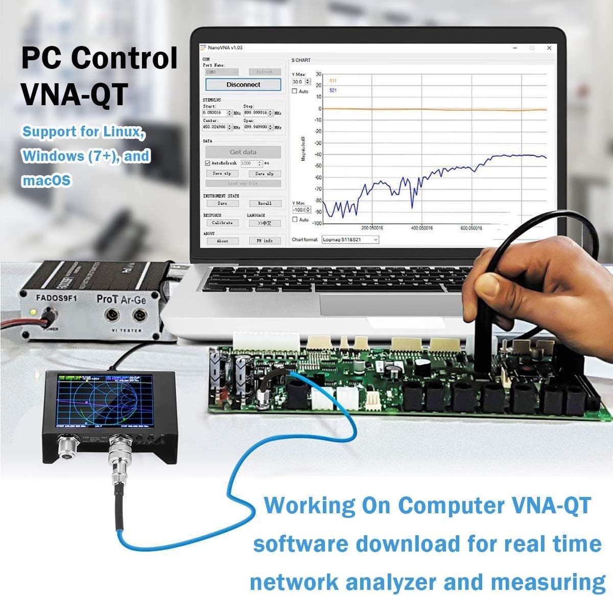 NanoVNA -2N V2.2 Vector Network Analyzer