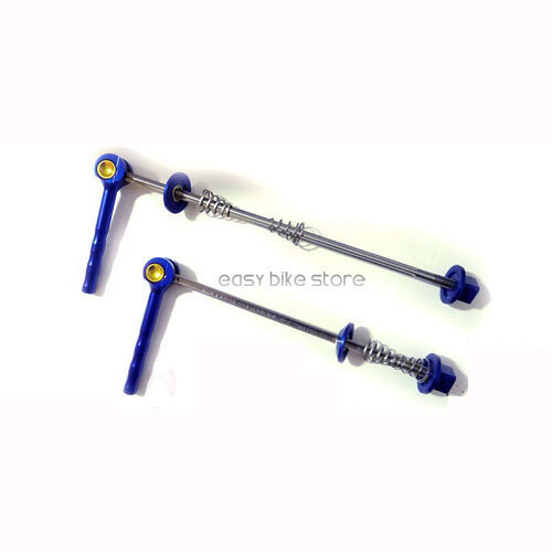 TOKEN  blue HUB QR Titanium  TI AXLE SKEWER 100MM , 135MM  ROAD BIKE 49G 5MM