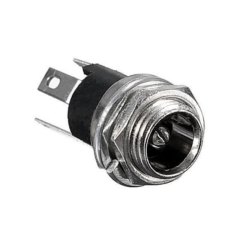 20/40/60/80/100pc DC Power Supply Jack Socket Female Panel Mount Connector 3-Pin