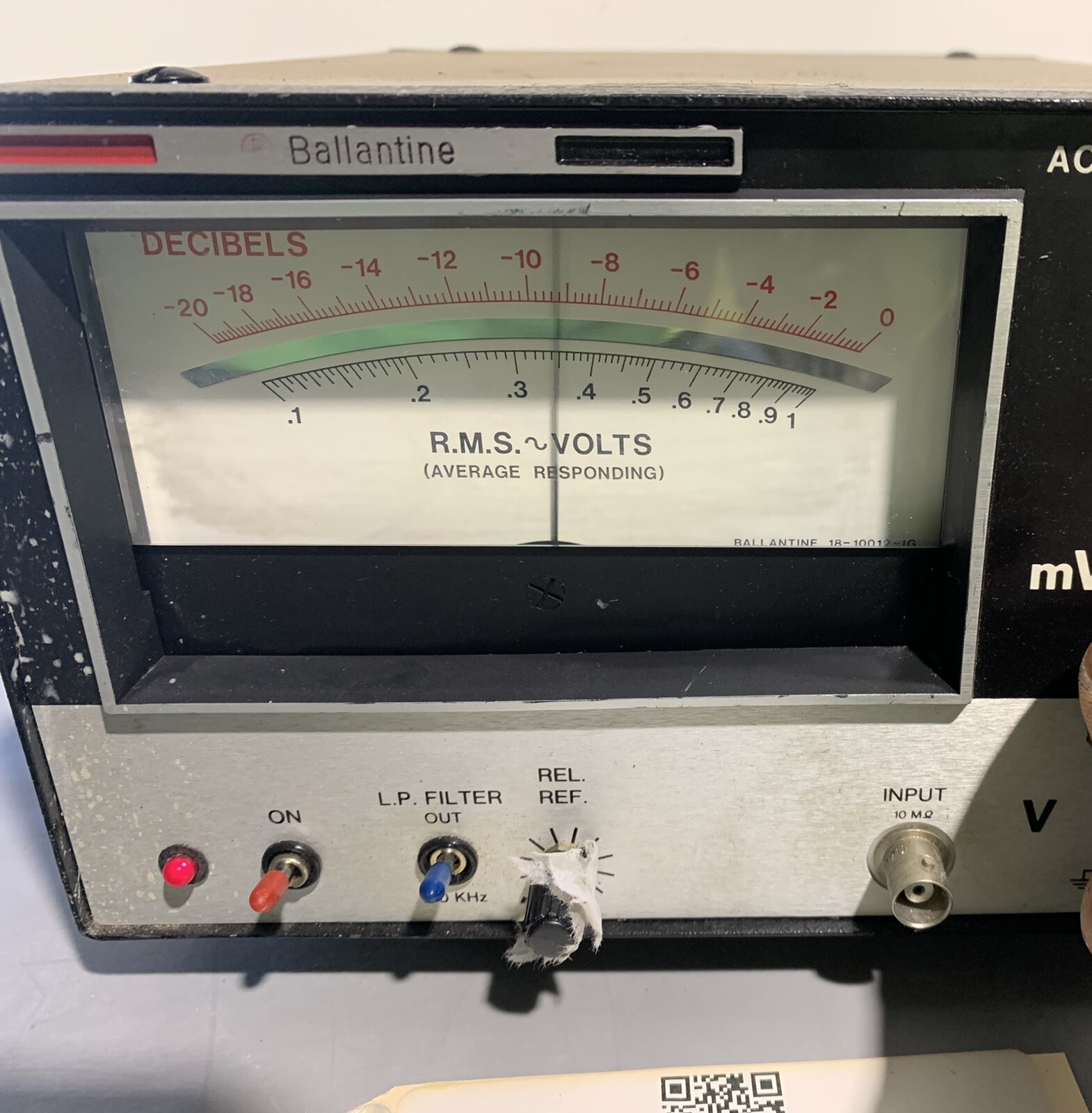 Ballantine 3056A AC Voltmeter Amplifier Lc7685-22