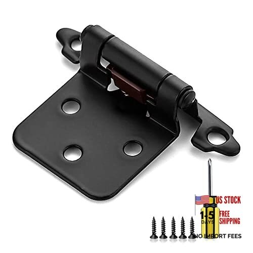 Pack 25 Pairs 1/2" Overlay Cabinet Door Hinges Kitchen 1/2 inch Overlay 50
