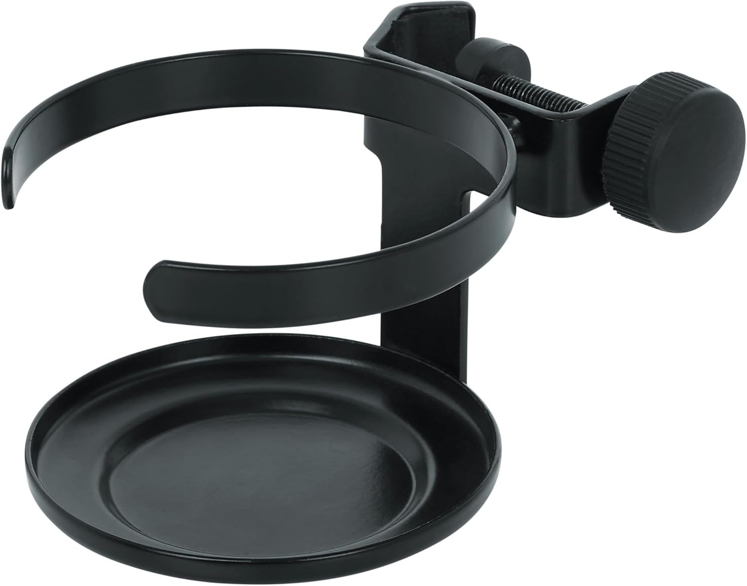Microphone Stand Clamp on Drink Holder Holds Single Beverage, Cup (GFW-SINGLECUP