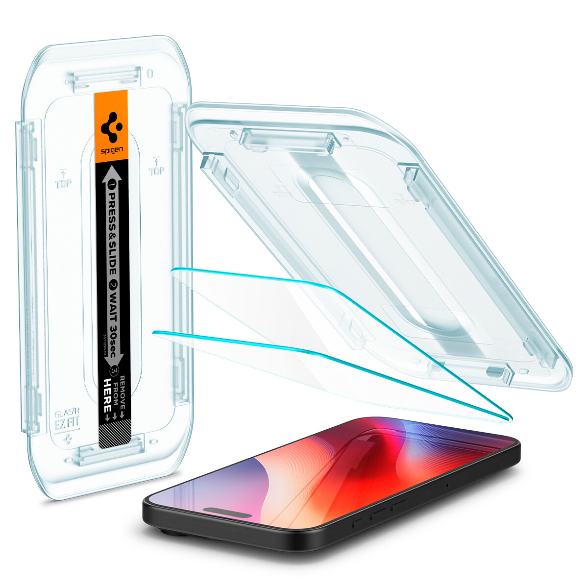 For iPhone 17 16 Pro Max / Pro | Spigen GLAStR EZFit Screen Protector