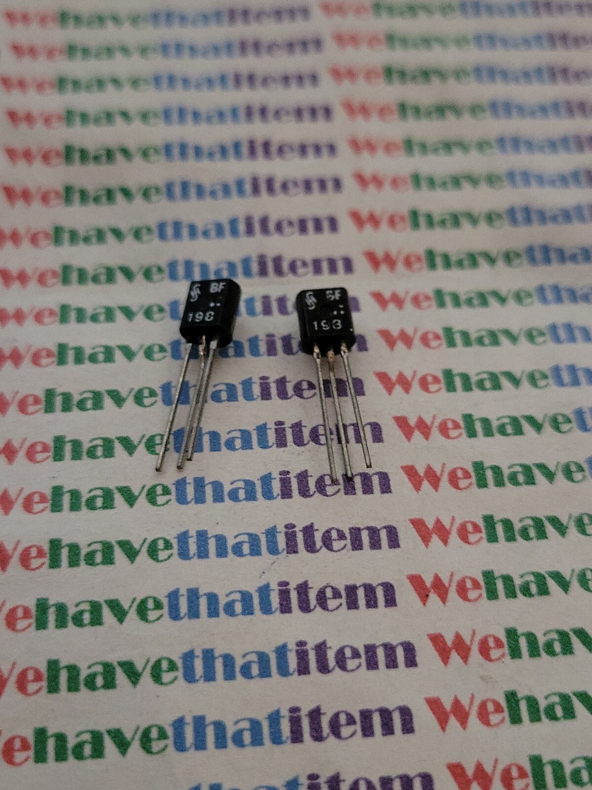 BF199 / TRANSISTOR / TO92 / 5 PIECES (QZTY)