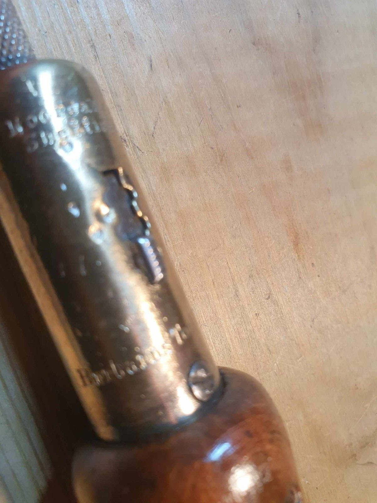Vintage Moore & Wright Ratchet Screwdriver Old Woodworking Tools Carpentry Brass