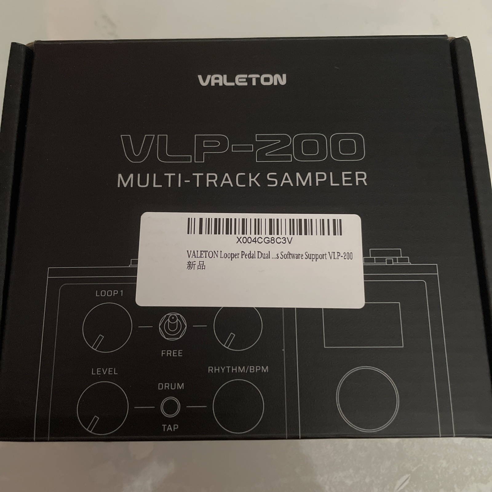 Valeton VLP-200 Multi-Track Sampler Dual Stereo Looper Pedal