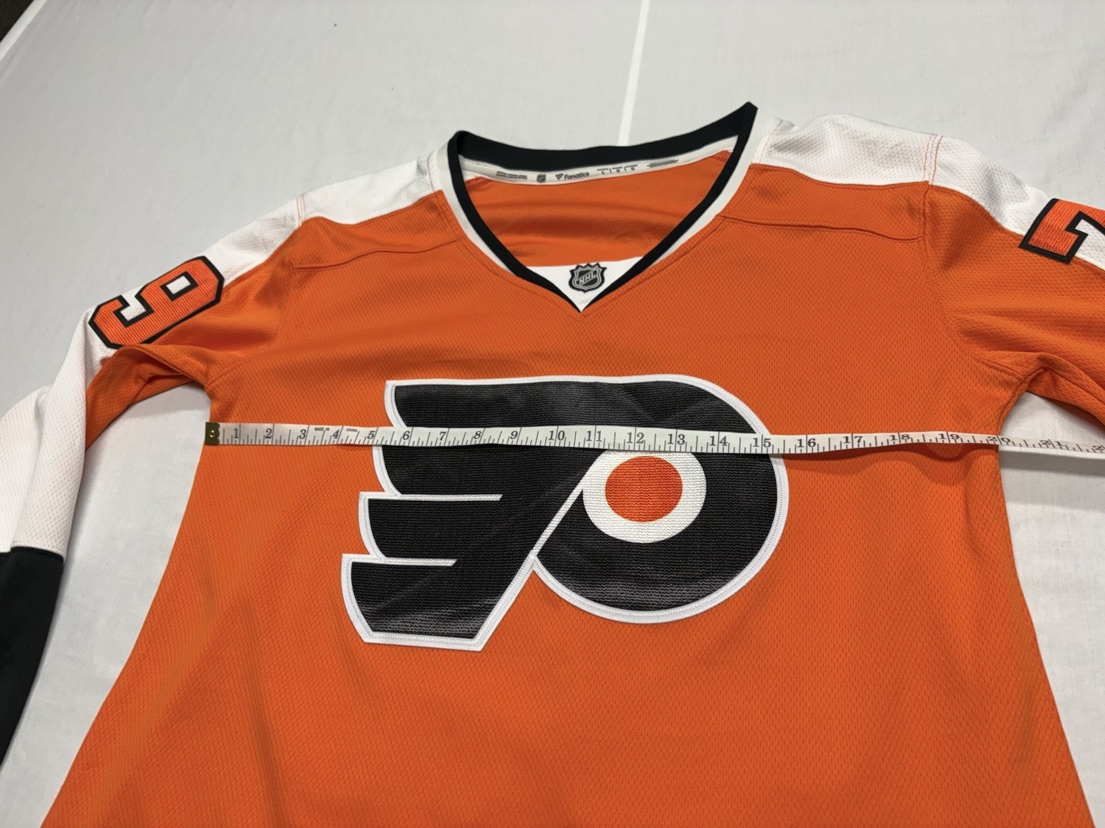 Philadelphia Flyers NHL Carter Hart #79 Fanatics Women’s Jersey Size Large