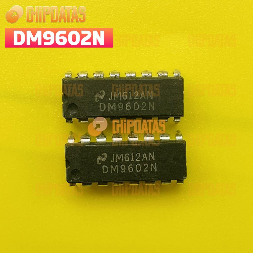3PCS New DM9602N DIP-16 Monostable Multivibrator Dual Retrig One Shot