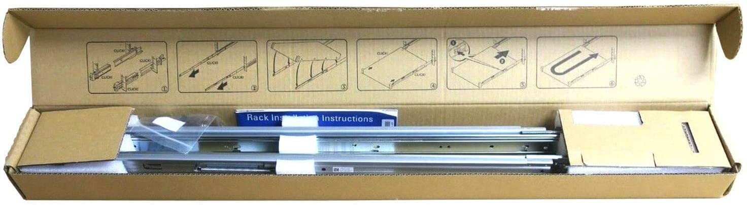 New Dell 08N0JT 8N0JT PowerEdge R340 / R350 1U Sliding Ready Rack Rail Kit A12