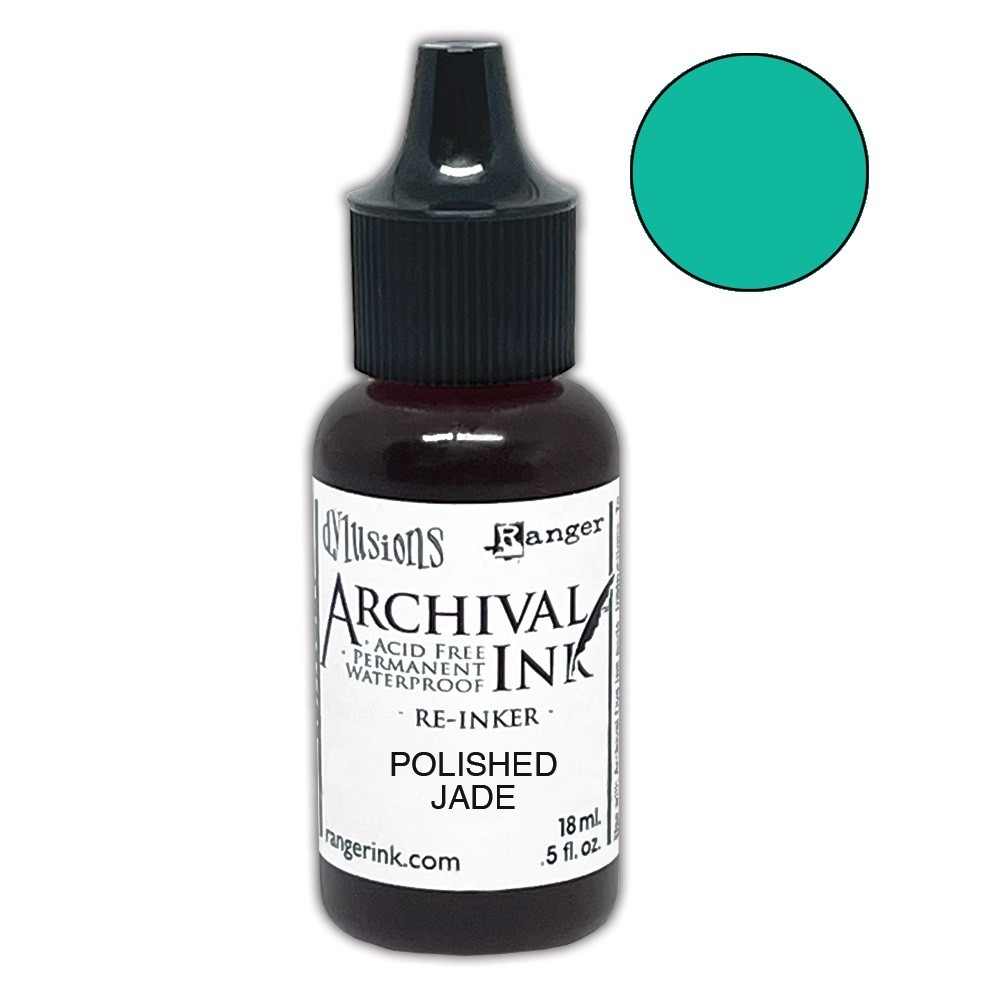 Dyan Reaveley Dylusions Archival Reinkers-Polished Jade