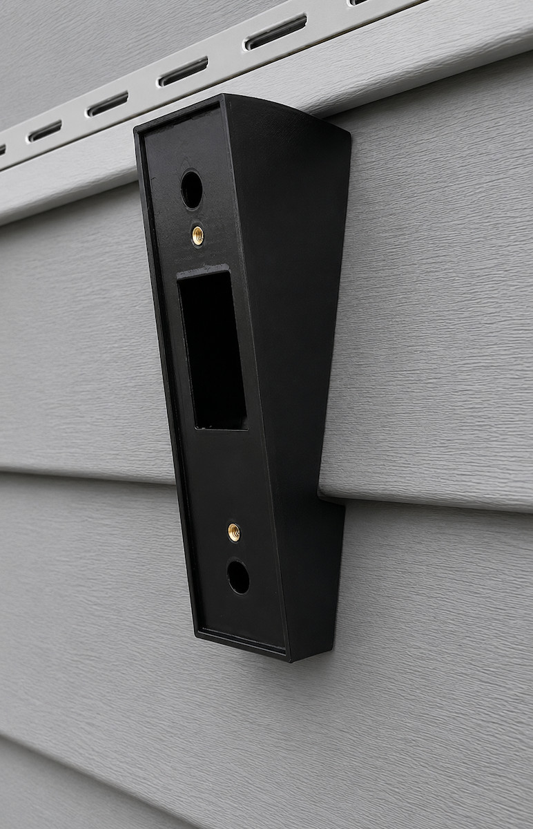 Ring Wired Doorbell Pro 3rd-Gen Retinal 4K Wedge for 4"-5" Siding (5º to 20º)