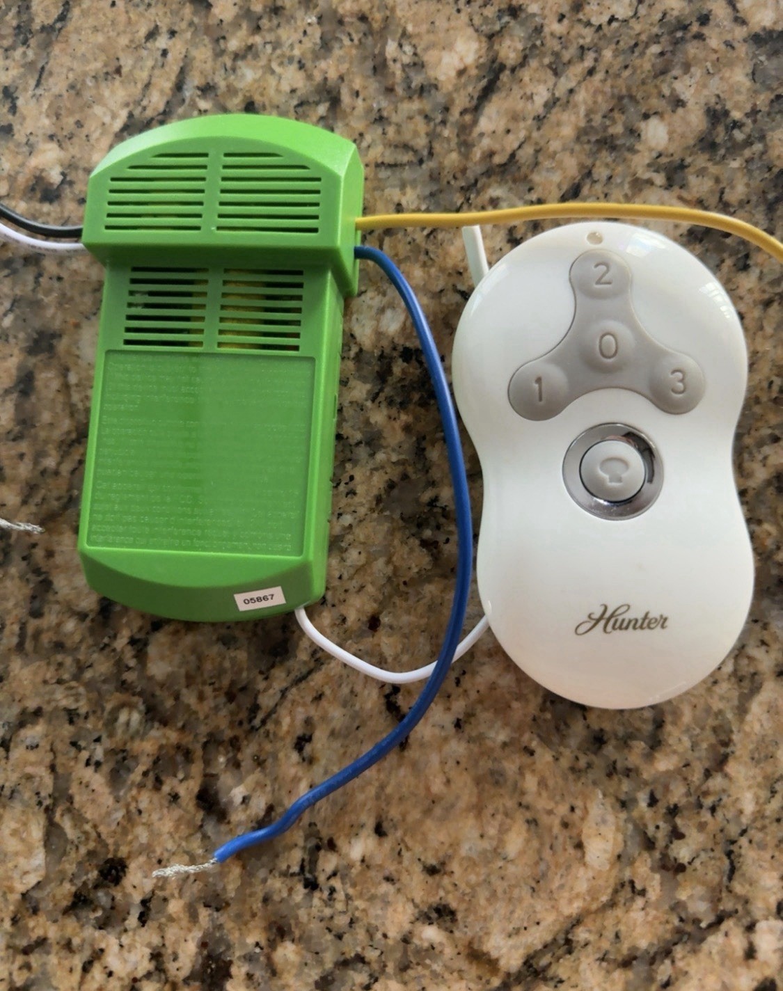 Hunter 99122 K0474-A1 Fan Remote Receiver K8032A1000 434MHz Tested