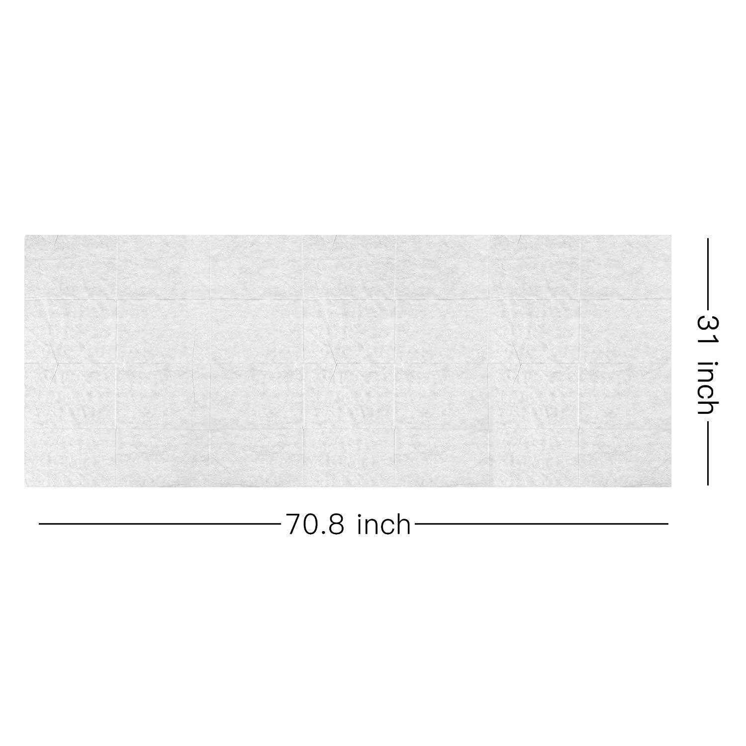 Lightweight Disposable Massage Table Covers - 20 PCS, 31.5" x 70.8" Rectangular