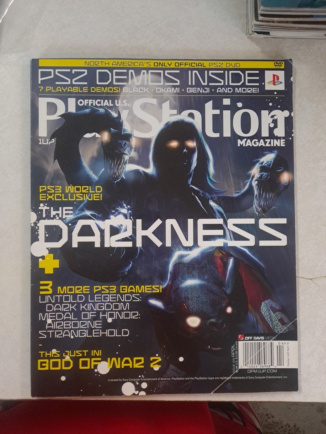 Official PlayStation Magazine Apr 2006 #103 The Darkness (No Demo Disc)