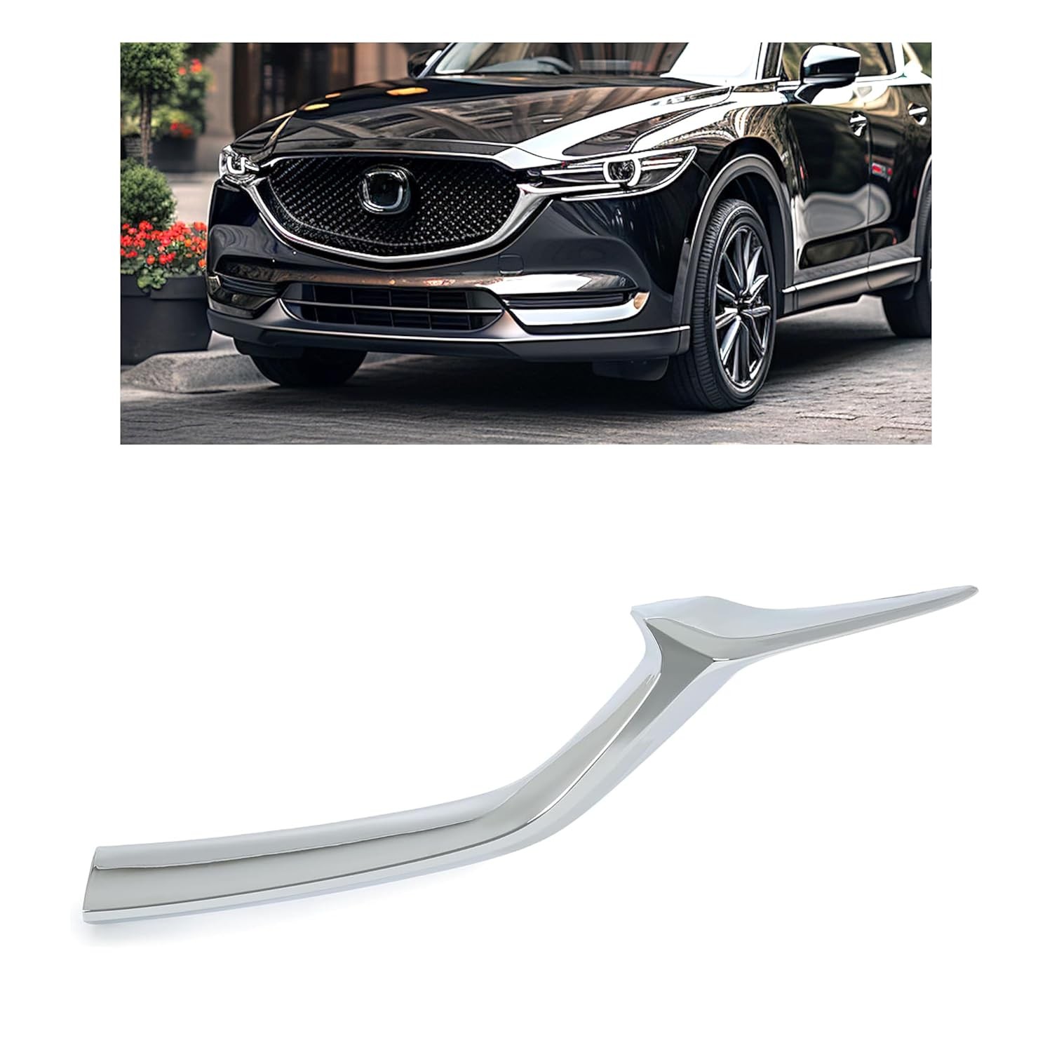 2017-2021 Mazda CX-5 Grille Molding Front Grille Insert Replacement KUAFU