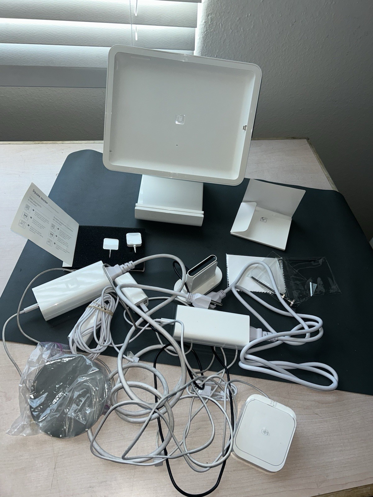 Square Stand POS Terminal Model S089  Stand With AC adapter And Extras