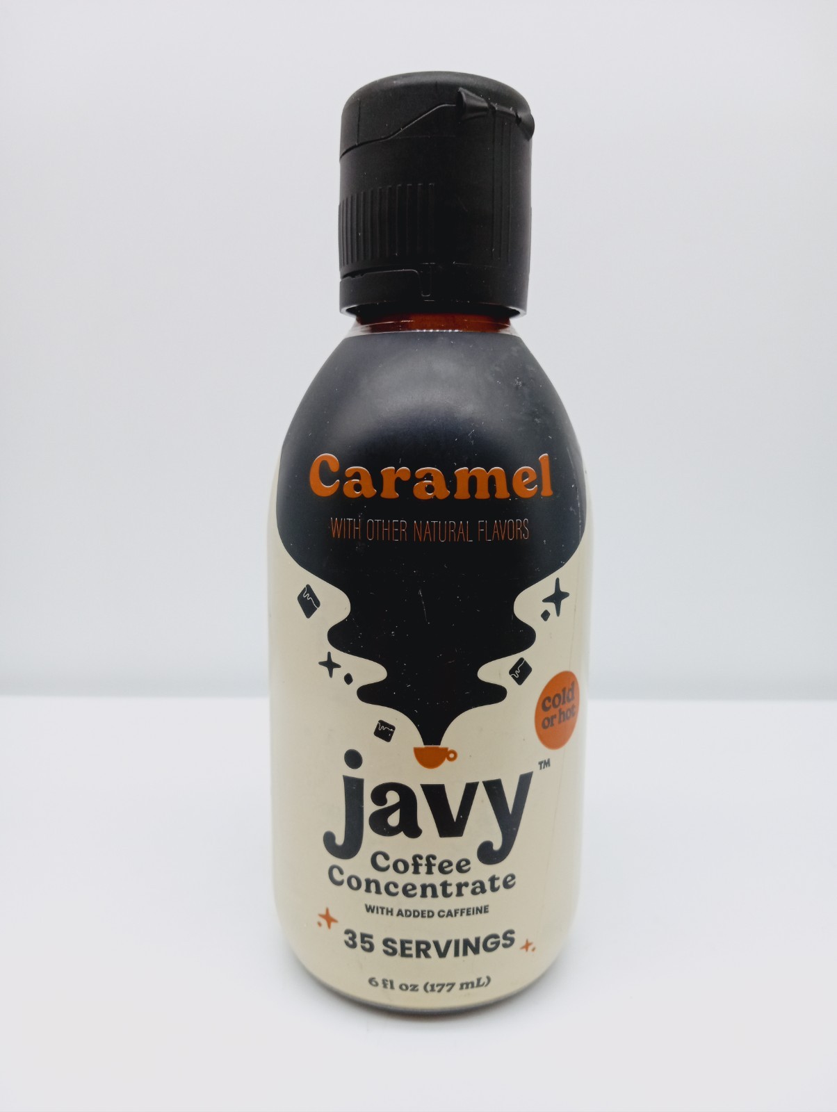 Javvy Caramel Concentrate 6 Oz 35 Servings Iced / Hot