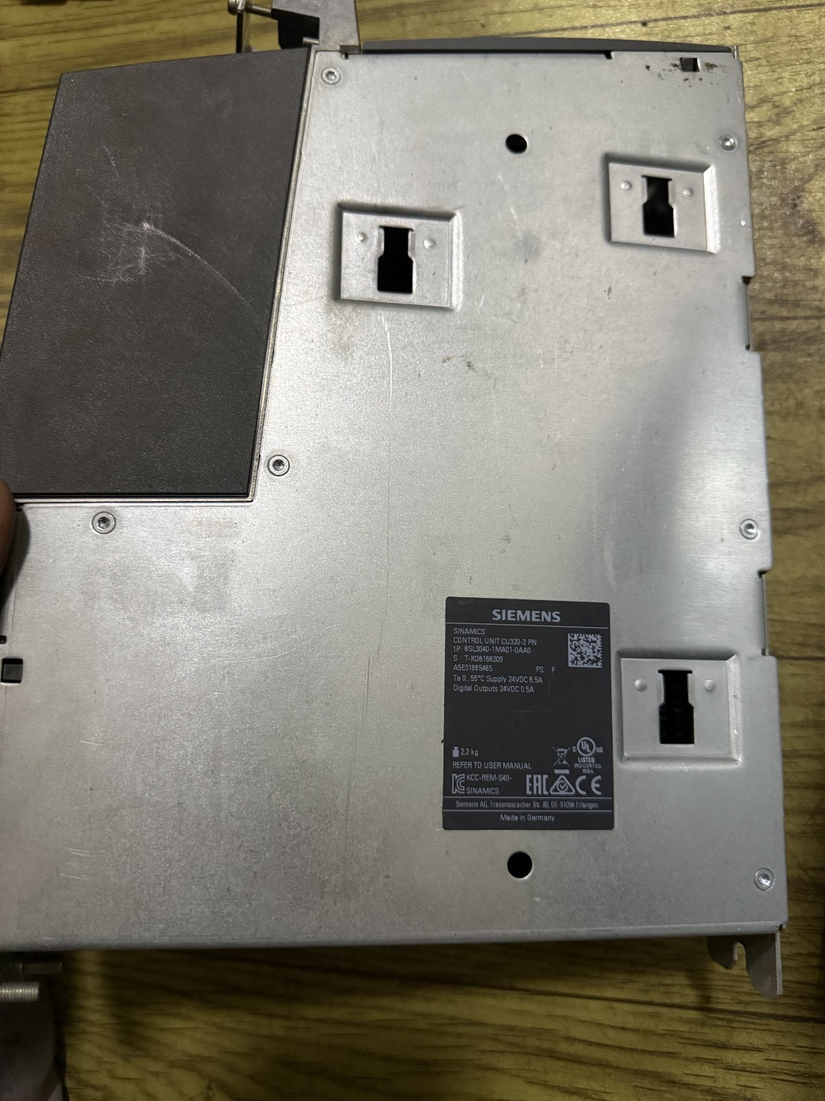 SIEMENS SINAMICS 6SL3040-1MA01-0AA0 CONTROL UNIT CU320-2PN