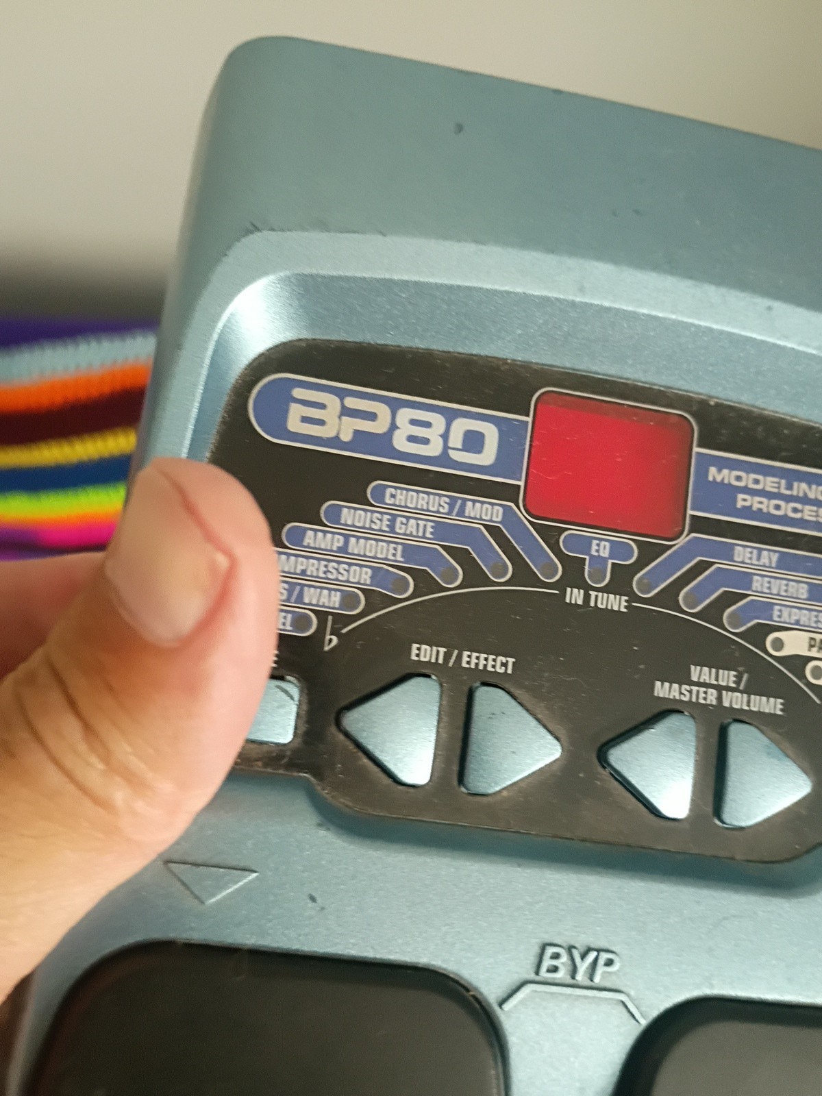 DigiTech RP80 Multi Effects Pedal Modeling Bass Guitar Processor Dusty Dirty Old