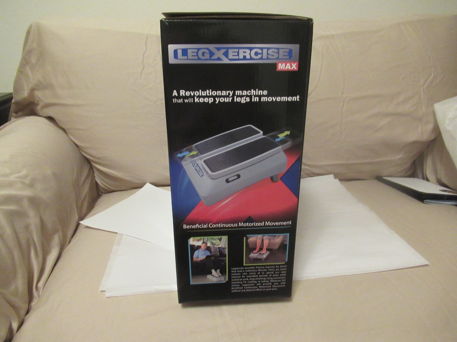 LegXercise Pro LEGX-011 Motorized Leg Activator Exercise Machine