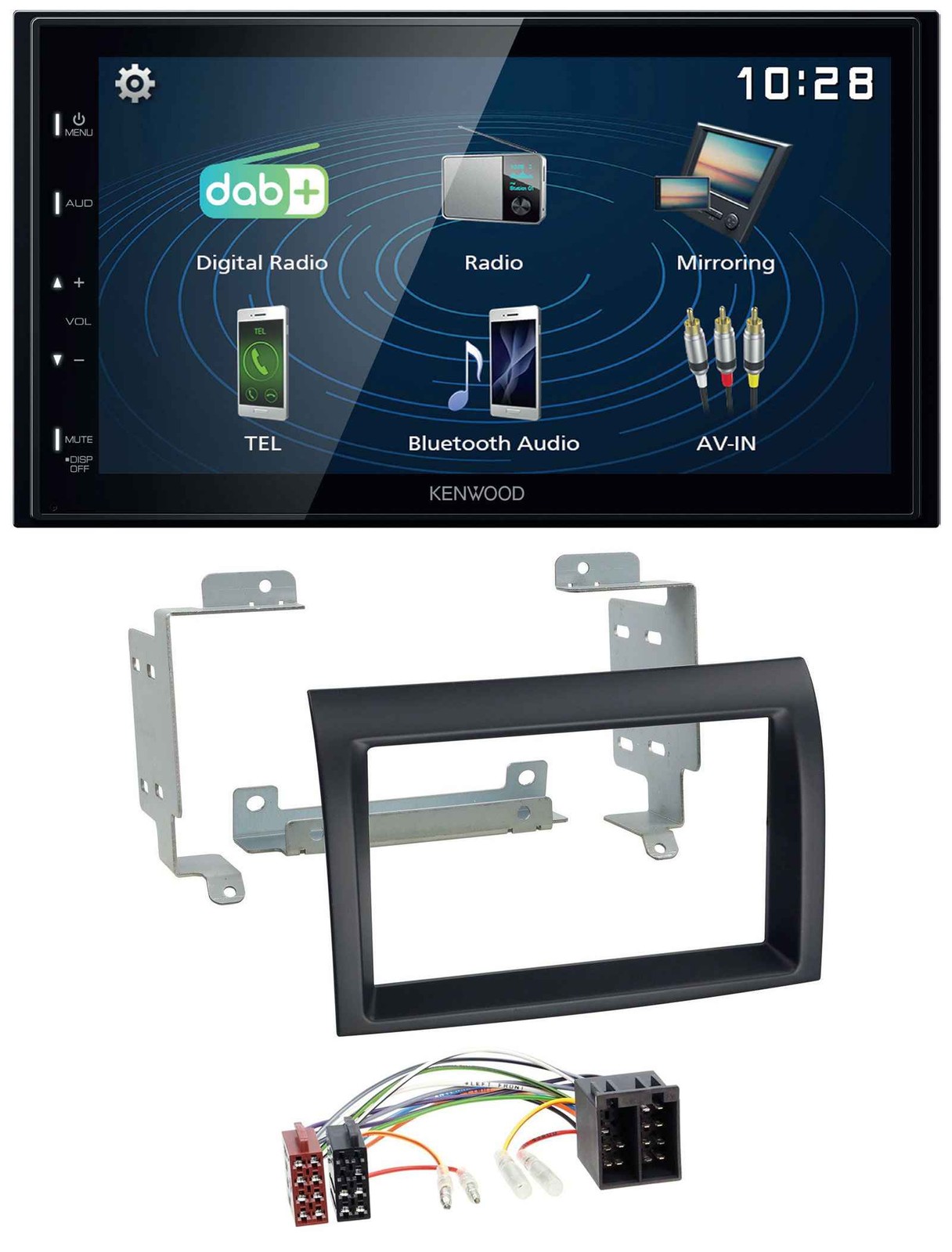 Kenwood 2DIN Bluetooth MP3 USB DAB Car Stereo for Citroen Jumper Peugeot Boxer Fi