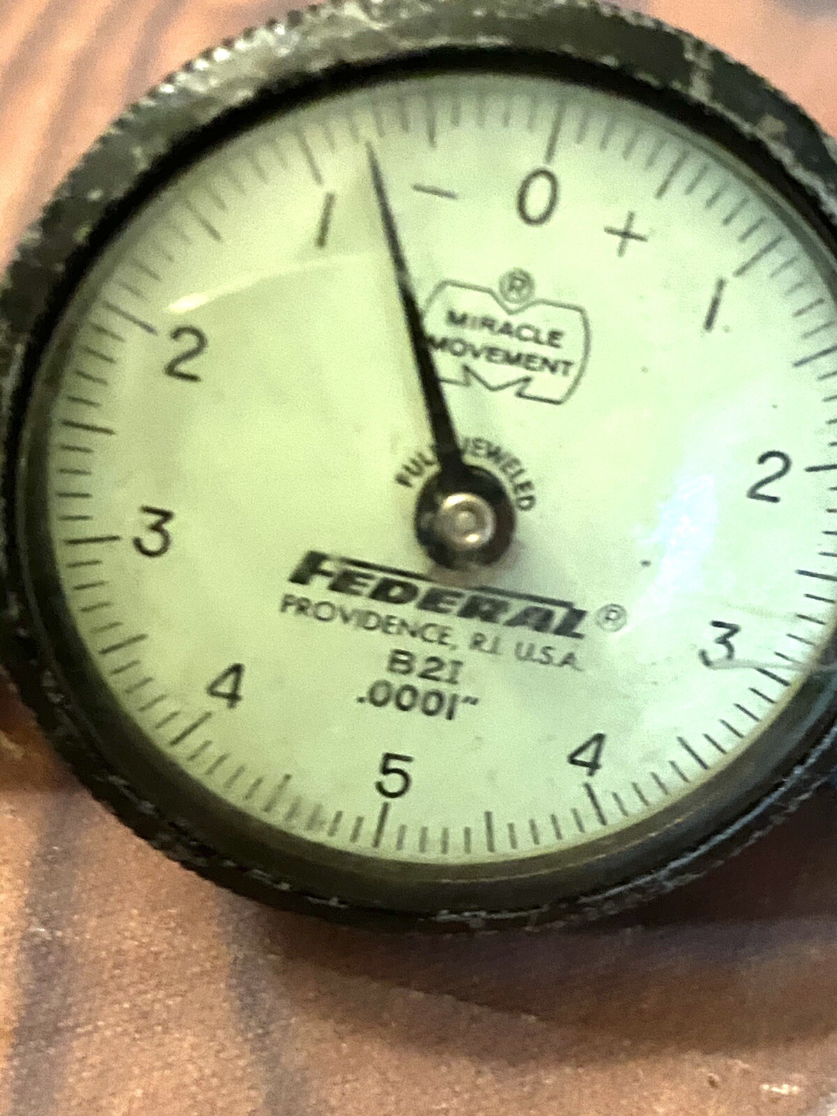 FEDERAL B21 INDICATOR DIAL, MIRACLE MOVEMENT .0001"