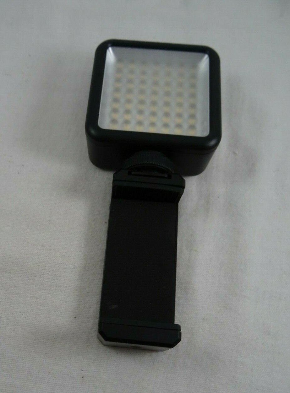 Sunpak Portable 49 LED Camera Phone Light w/ holder Battery Operated