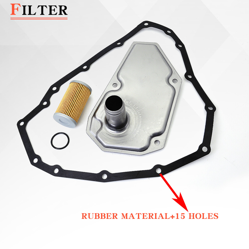 3Pcs For 2012-2019 NISSAN SENTRA VERSA Transmission Oil Filters W/Pan Gasket Kit