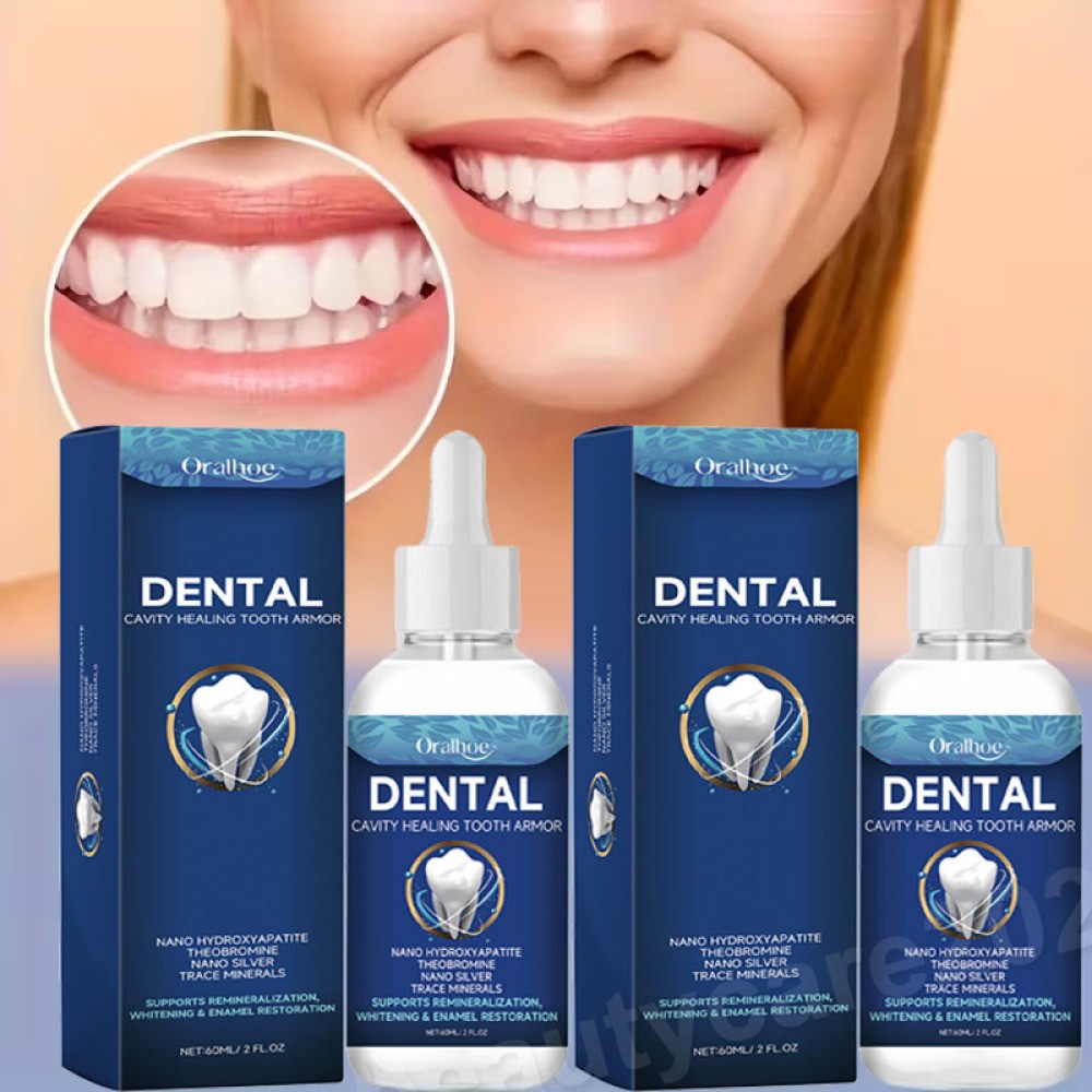 2~Dental Cavity Healing Tooth Armor Teeth Care Whitening Enamel Restoration 60ml