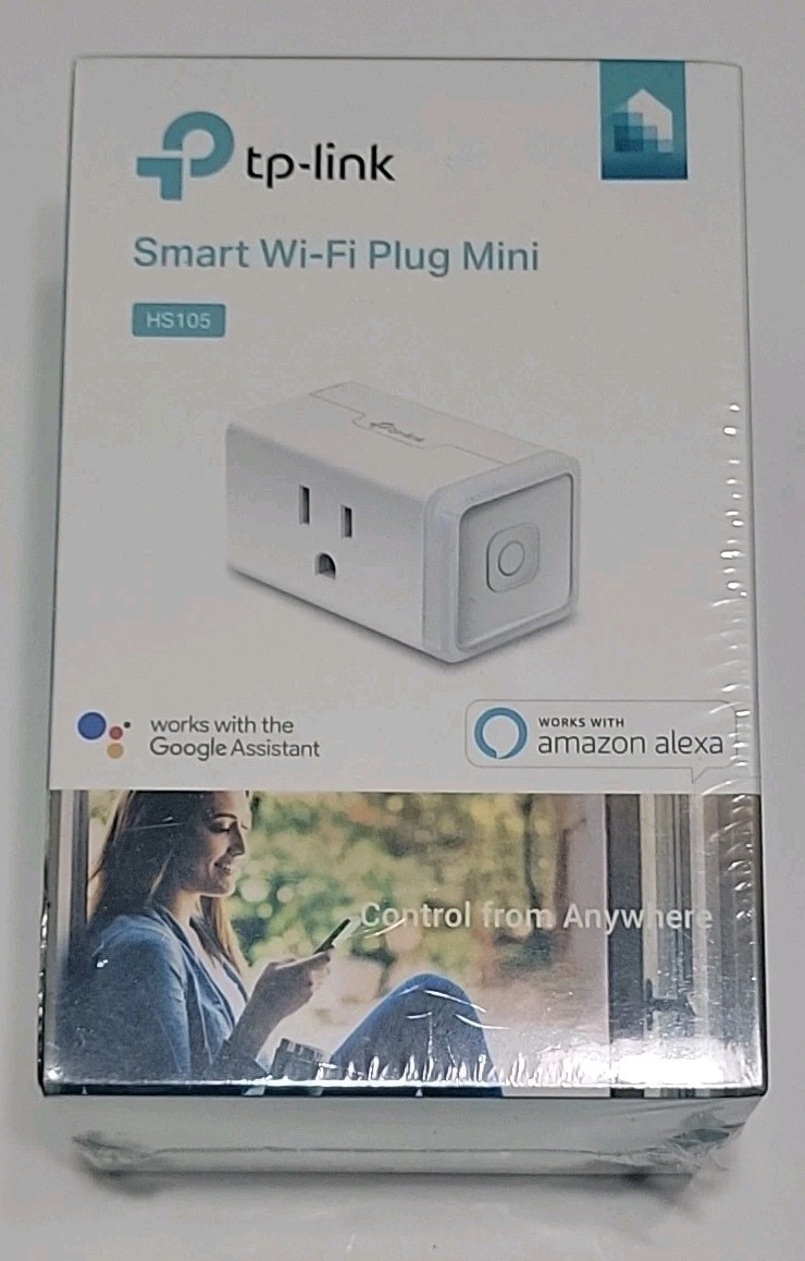 NEW - TP-Link Smart Wi-Fi Mini Plug White HS105(US) - Home Automation