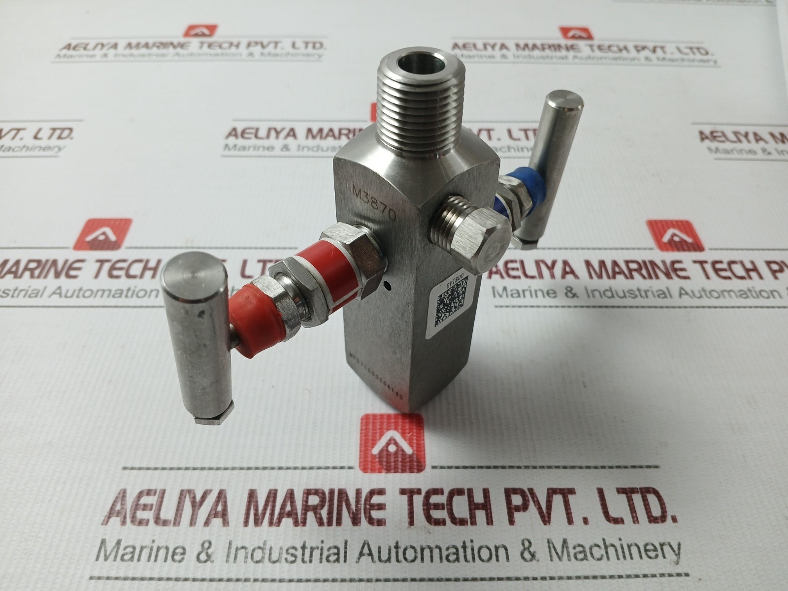 MICRO MPGV32A/R-1-CB-P Two Way Manifold Needle Valve 316L SS 6000PSI