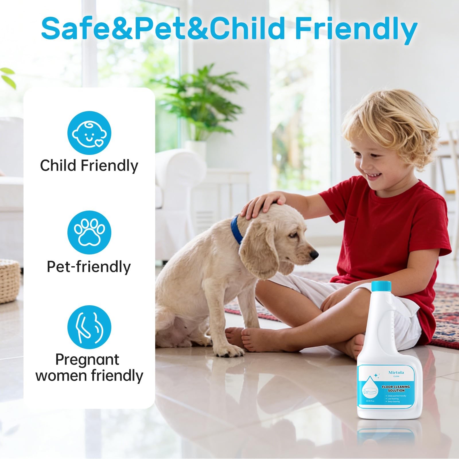 Floor Cleaning Solution, Dilution Ratio 1:200, with Eufy Cleaning Solution, E...