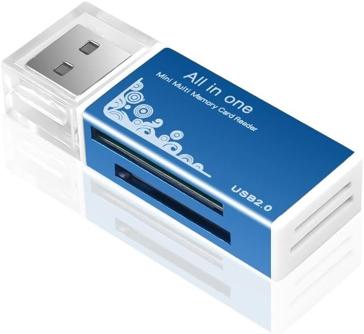 Ultimate 4-Pack USB Card Reader - Fast Transfers, Durable Design for All Devices