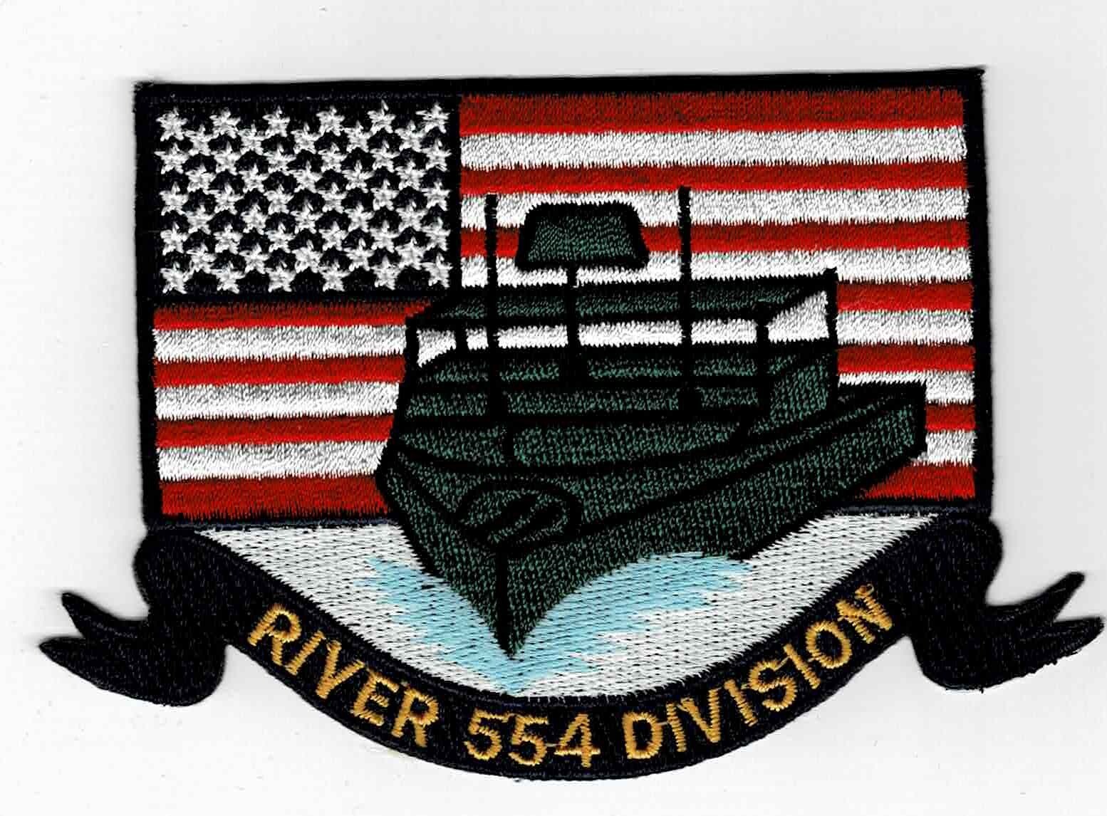 US Navy Swift Boat patch "River Division 554".