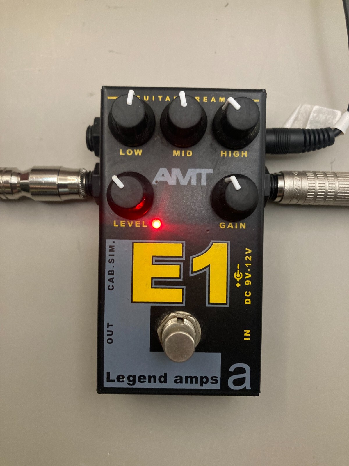 AMT Electronics Legend Amps Series E1 Distortion Guitar Effects Pedal