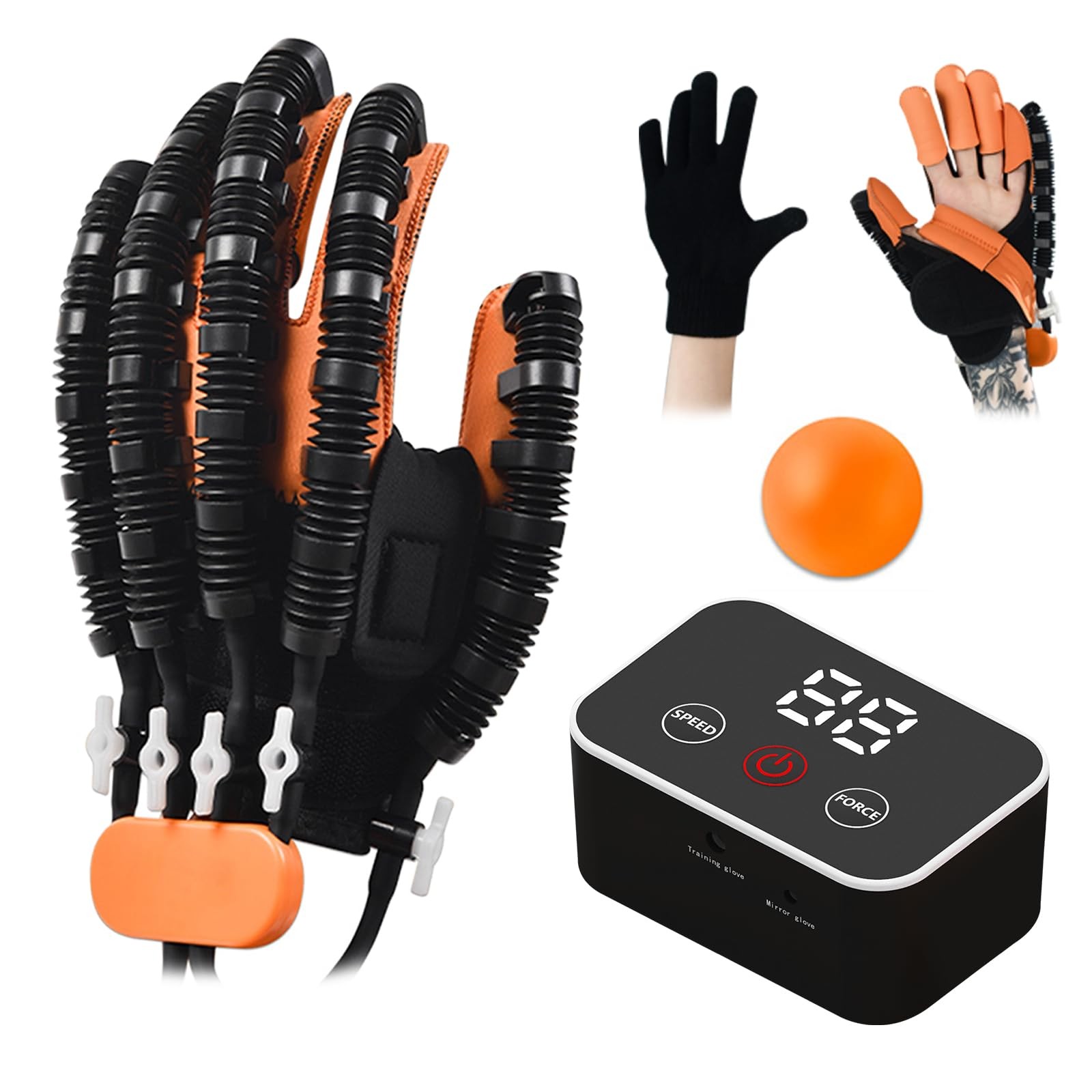 JBMBHC Rehabilitation Robot Gloves for Stroke Recovery - Left Hand, Medium