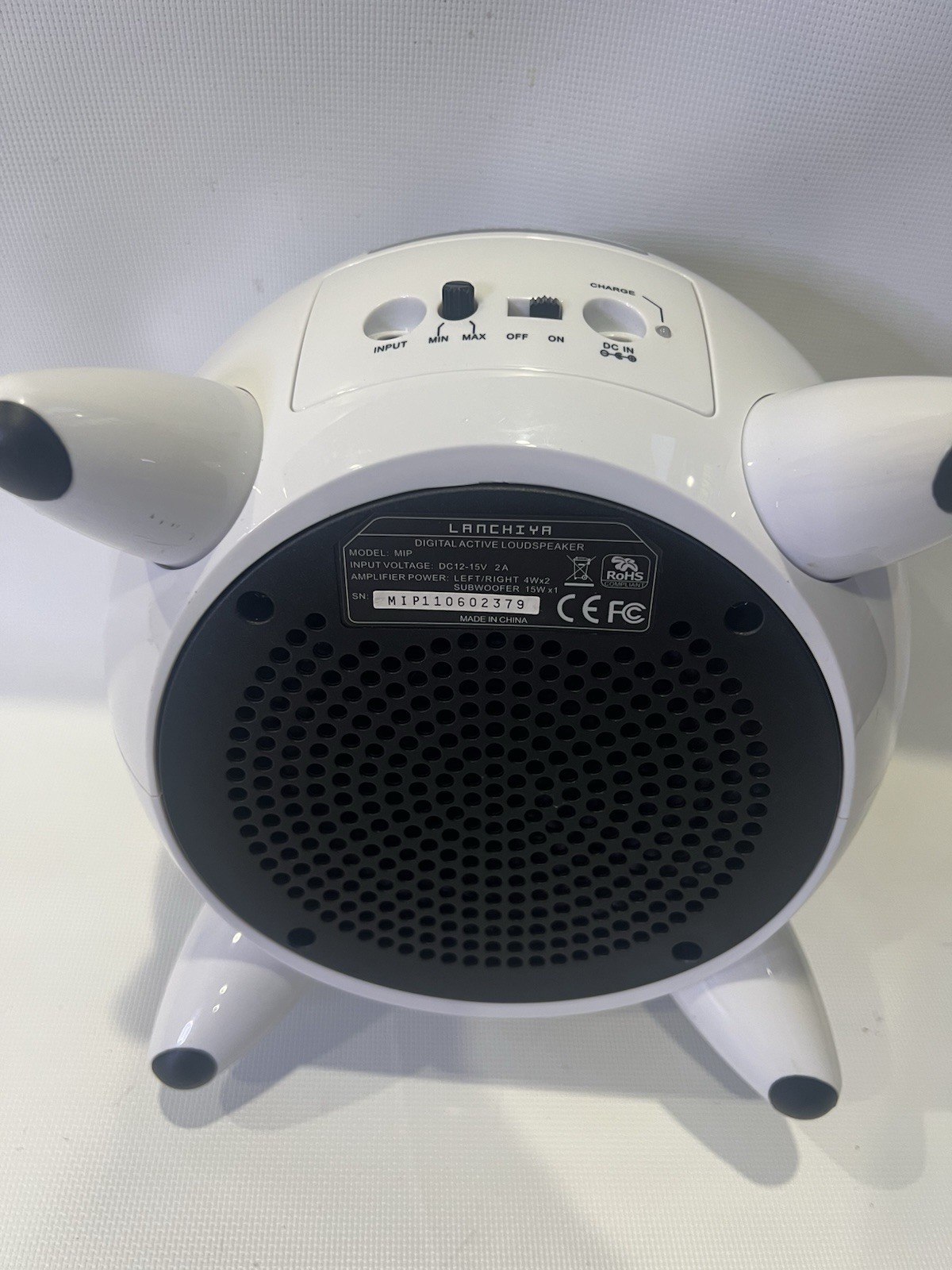 Amethyst AIP iPig iPod Docking Station Digital Active Loudspeaker Stereo White