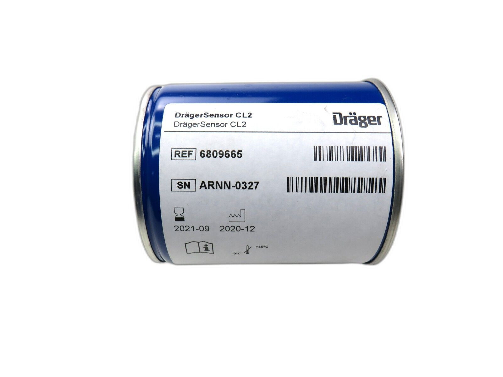 DRAGER 6809665 NOS Sealed CL2 Sensor New