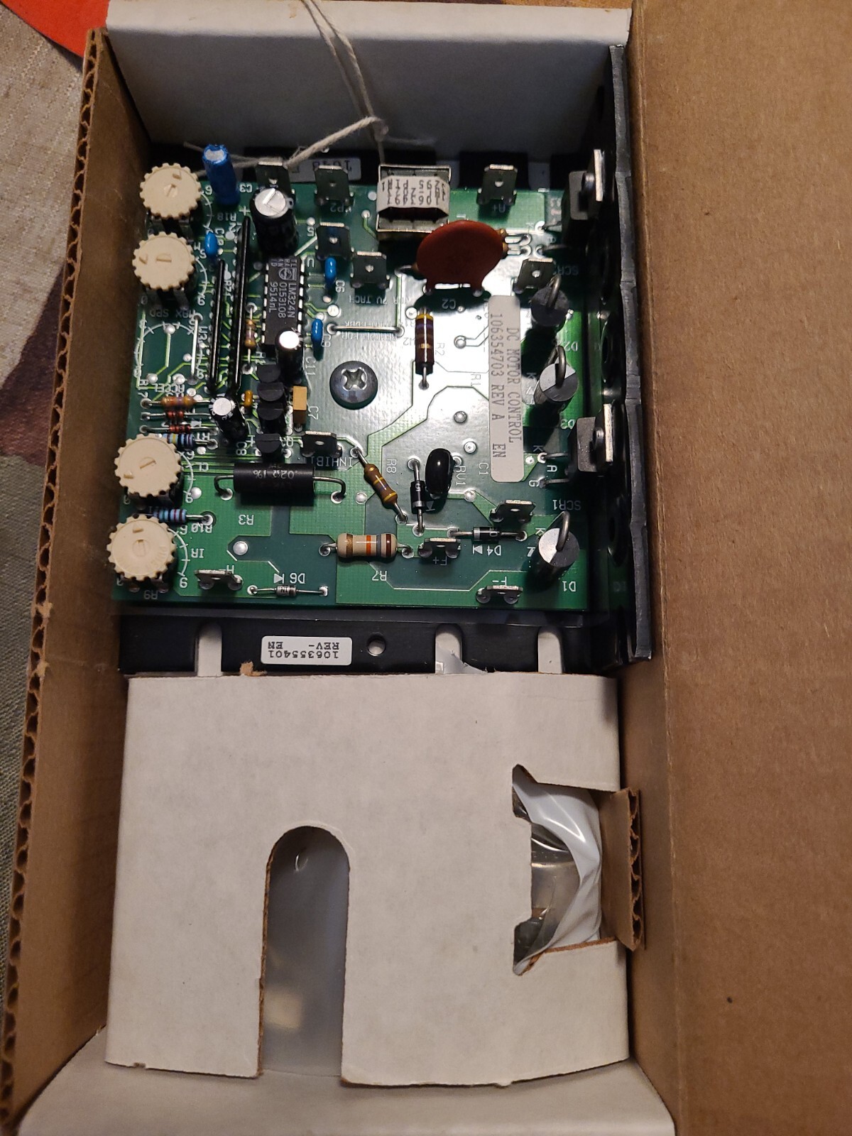 Fincor 2121 DC Motor Speed Control 115 Volts