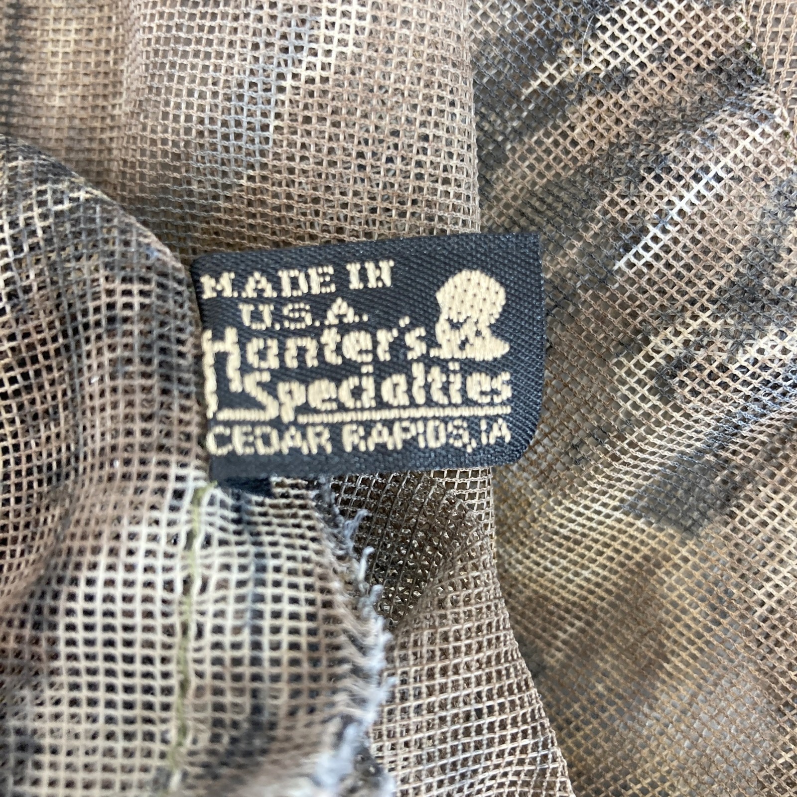 USA Hunter Specialties Face Mask Adult One Size Realtree Camo Head Cover Hunting